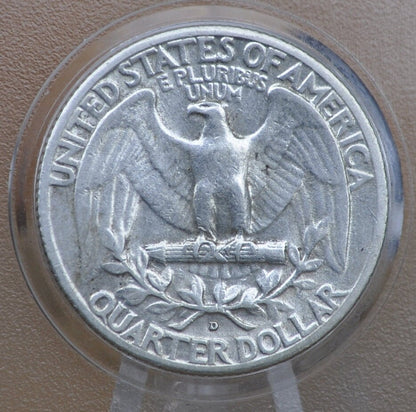 1957 P&D Washington Silver Quarter - Philadelphia and Denver Mints - 1957 Quarter 1957 D Washington
