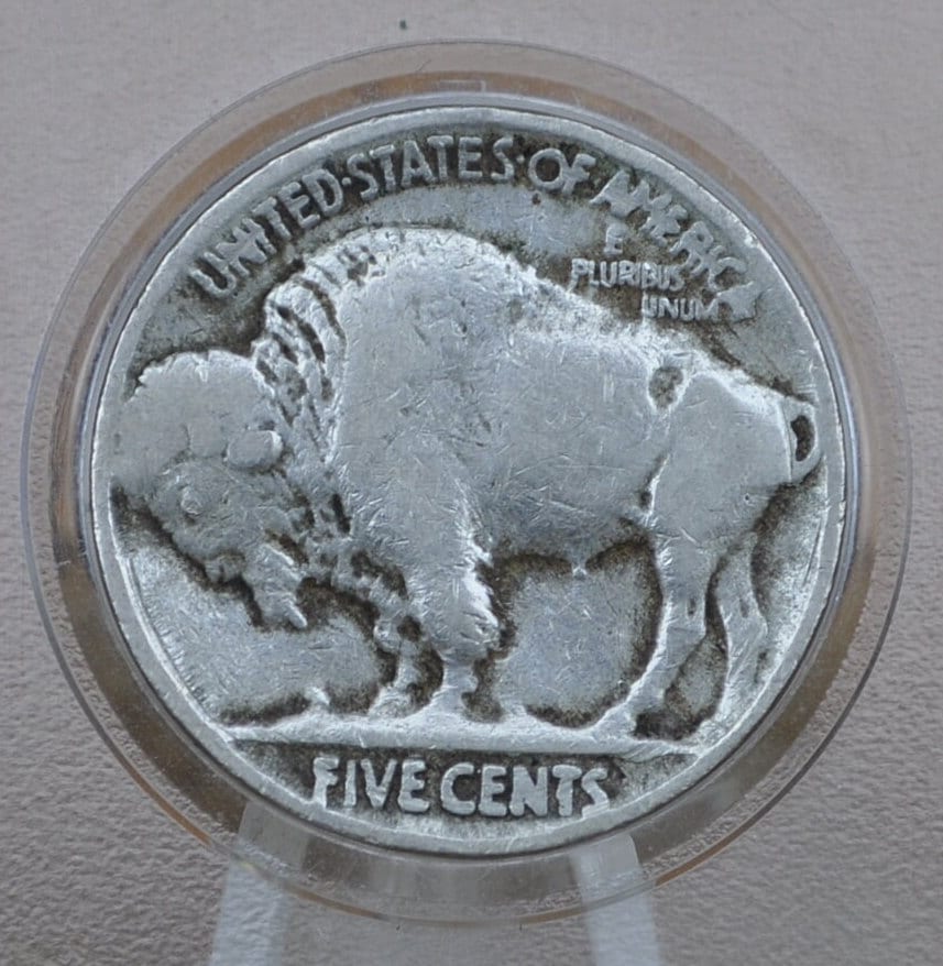 1918 Buffalo Nickel - Choose by Grade / Condition - Vintage US Coin - 1918 P Nickel - Philadelphia Mint
