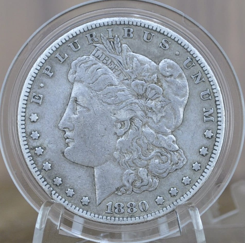 1880-S Morgan Silver Dollar - Choose by Grade / Condition - San Francisco Mint - Silver Dollar 1880 S - 1880 S Morgan Dollar