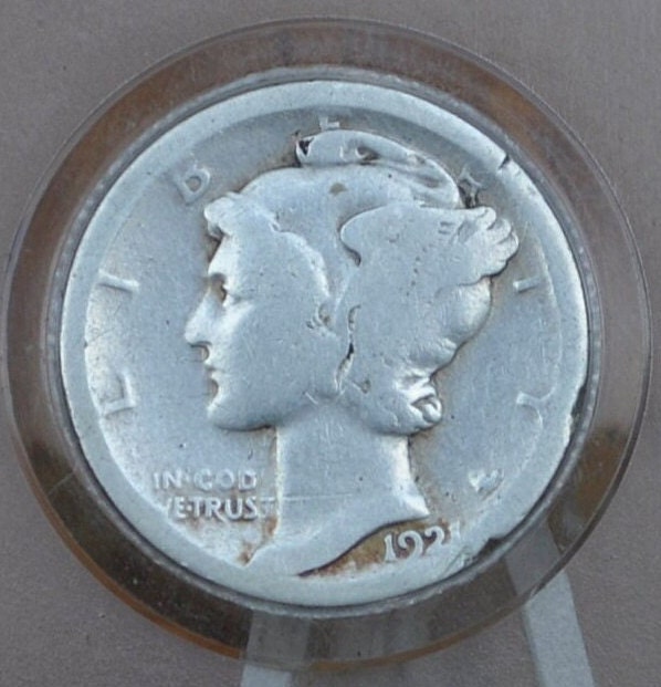 1921 P&D Mercury Silver Dimes -Key Date- Choose by Mint and Grade - Philadelphia and Denver Mints - 1921 Winged Liberty Head Dime 1921 Dime