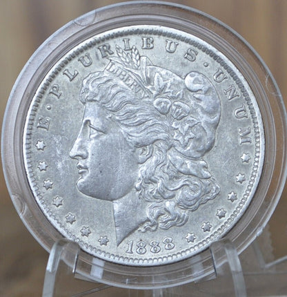 1888 Morgan Silver Dollar - VF-MS63 (Very Fine to Uncirculated) Choose by Grade -1888-P Morgan Dollar 1888 Silver Dollar - Philadelphia Mint