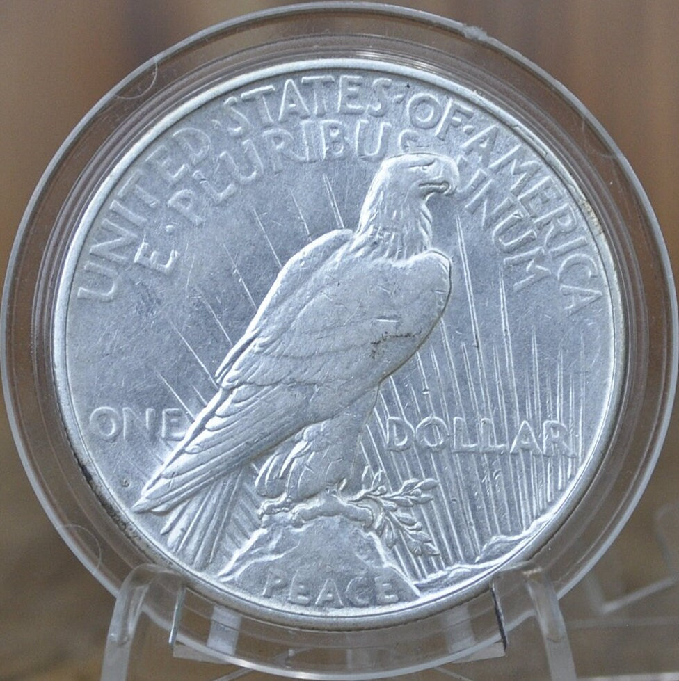 1934-D Peace Dollar - VF Condition / Grade - 1934 D Peace Silver Dollar - Denver Mint - Better Date & Mint - Silver Dollar 1934