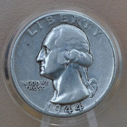 1944 D Washington Silver Quarter - Denver Mint - 1944 Quarter - 1944 Washington