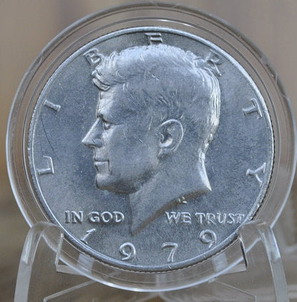 1971-1979 Kennedy Half Dollars - Clad and Silver - 1970's Half Dollars - 1971 P Kennedy Half Dollar 1974 Kennedy 1977 Half Dollar 1979