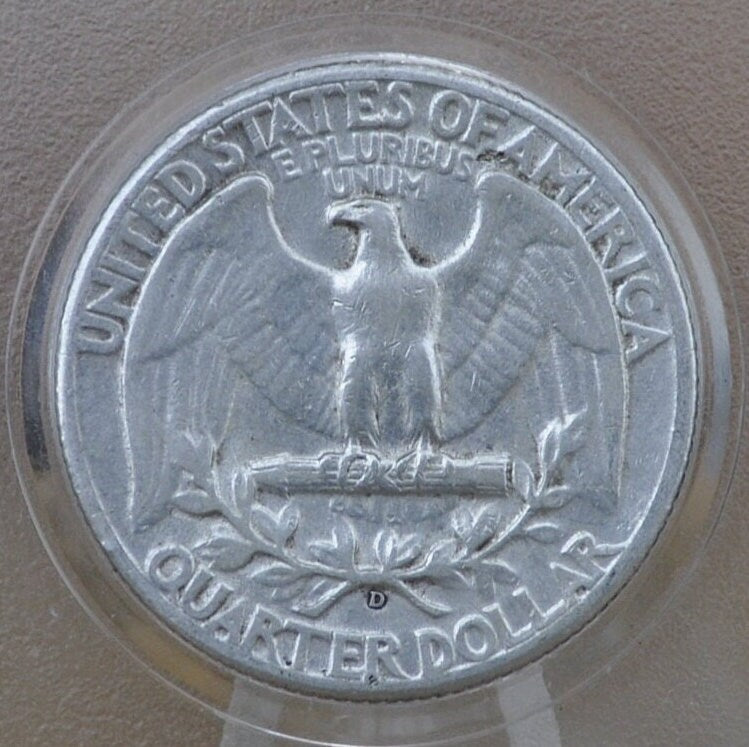 1944 D Washington Silver Quarter - Denver Mint - 1944 Quarter - 1944 Washington