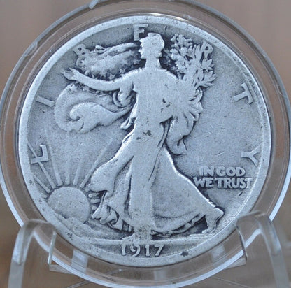 1917 Walking Liberty Silver Half Dollar - Choose by Grade - Philadelphia Mint - 1917-P Walking Liberty Half Dollar - 1917 P Half Dollar