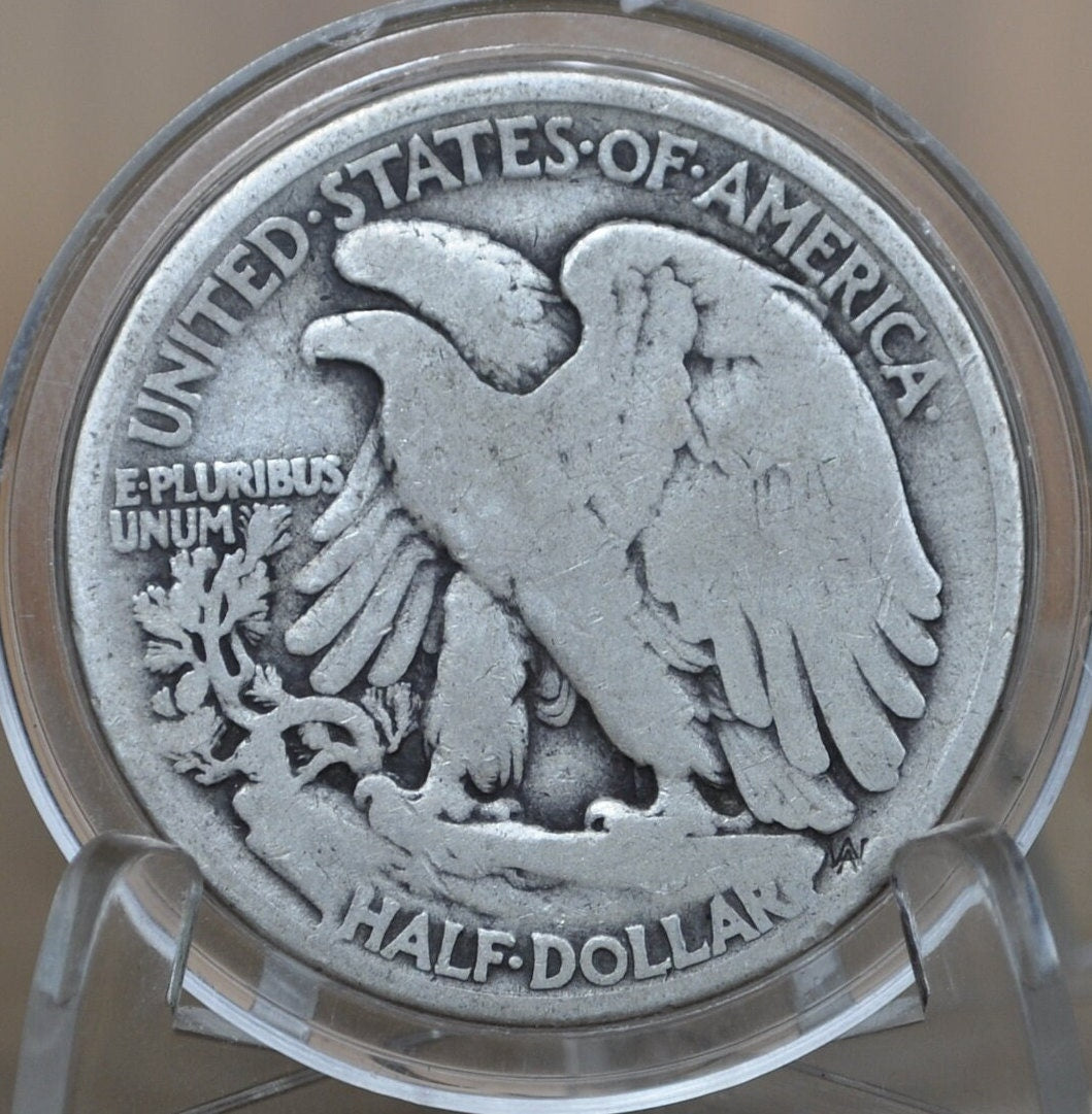 1920 Walking Liberty Silver Half Dollar - VG (Very Good) Grade / Condition - Philadelphia Mint - 1920 P Half Dollar / 1920 P WLH