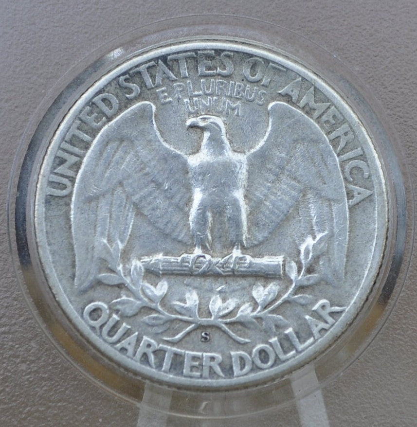1946-S Washington Silver Quarter - San Francisco Mint - Washington Quarter 1946 S; Tougher Date & Mint