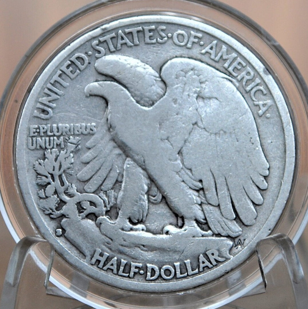 1920-S Walking Liberty Silver Half Dollar - VG (Very Good) Grade / Condition - San Francisco Mint - 1920 S Half Dollar / 1920 S WLH