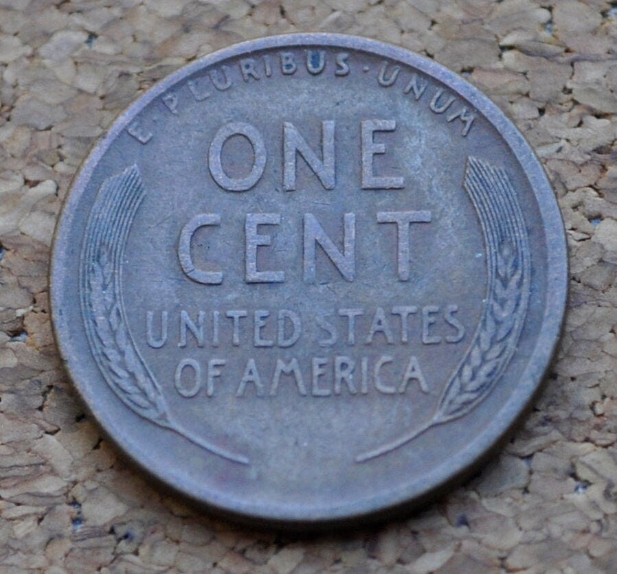 1916-S Wheat Penny - F To Vf (Fine To Very Fine) - San Francisco Mint - World War I Era Coin - 1916 S Wheat Ear Cent - Good Date / Mint