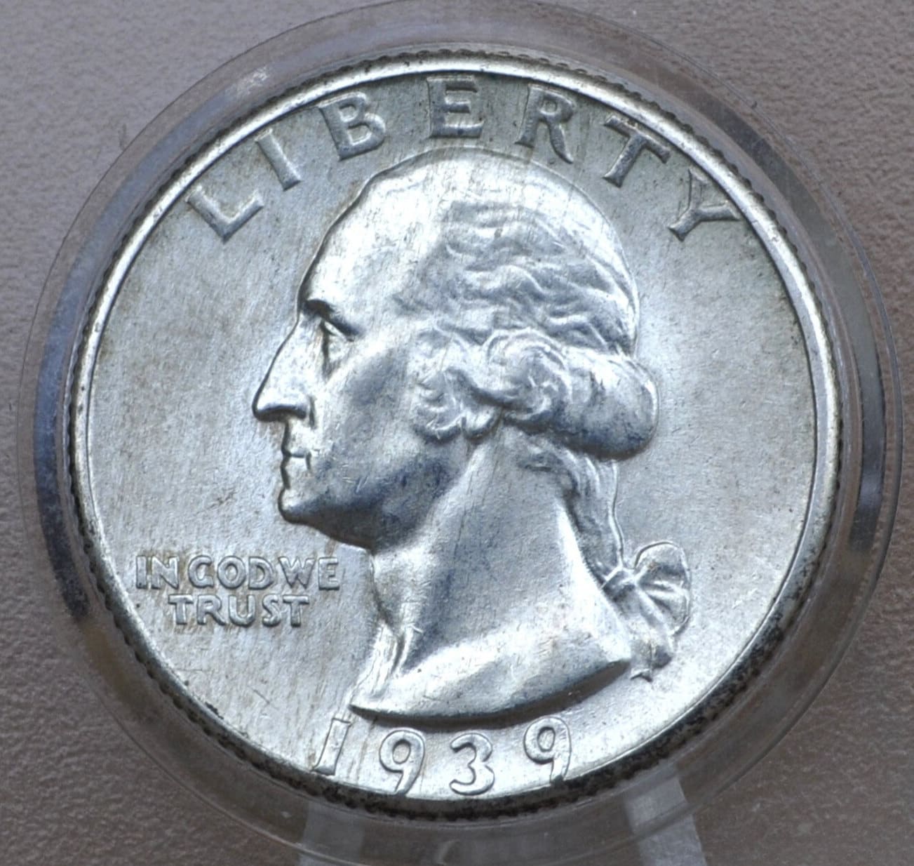 1939 Washington Quarter - Choose By Grade - Philadelphia Mint - 1939-P Washington / 1939 P Washington Silver Quarter - WWII Era Coin