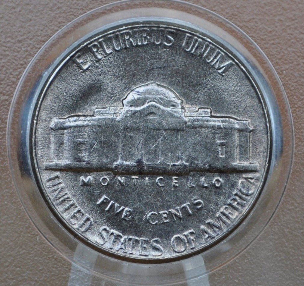 1955 Jefferson Nickel - Choose By Grade, F-Bu (Fine To Uncirculated) Grades - 1955 P Nickel Jefferson 1955 P Philadelphia Mint Nickel 1955 P