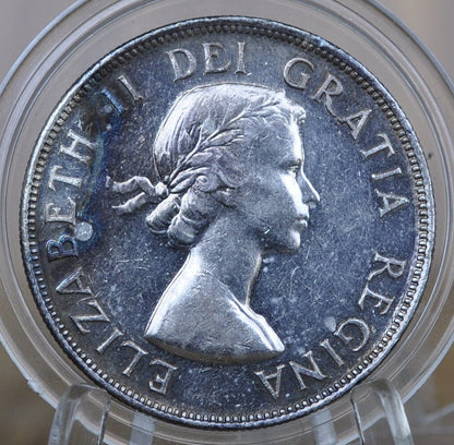 1953 Canadian Silver Dollar - Canoe Silver Dollar - 80% Silver - Silver Dollar Canada 1953 - Canadian Coin Collection