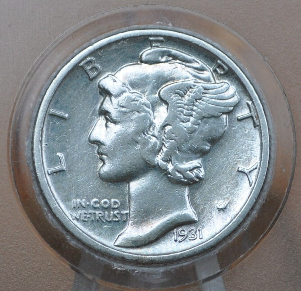 1931-S Mercury Silver Dime - Choose by Grade - San Francisco Mint - Better Date - 1931 S Winged Liberty Head Dime
