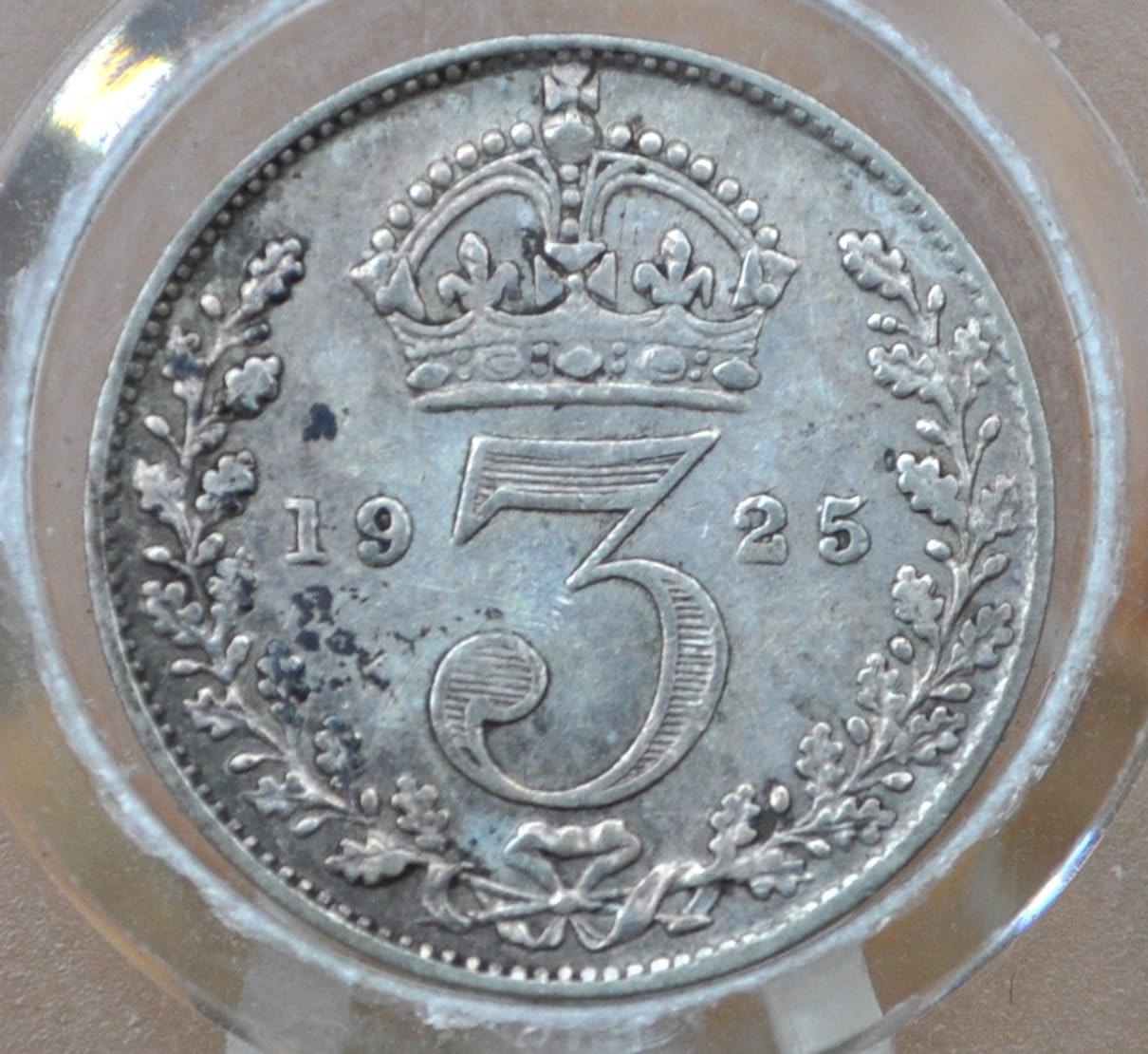 1920-1926 Great Britain Silver 3 Pence Silver - VF/AU Grades Conditions - UK 3 Pence Great Britain Three Pence 50% Silver