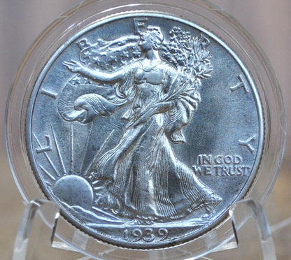 1939 Walking Liberty Silver Half Dollar - Choose by Grade - Philadelphia Mint - 1939-P Half Dollar / 1939 P Half Dollar / 1939 WLH