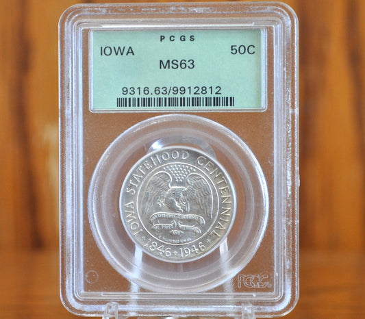 PCGS MS63 1946 Iowa Commemorative Half Dollar - MS63 PCGS Ioawa Half Dollar Commemorative 1946