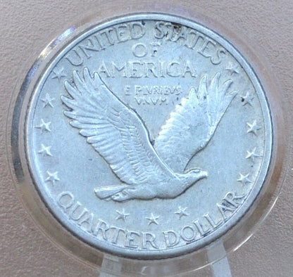 1930 Standing Liberty Silver Quarter - XF45 With Luster - Philadelphia Mint - 1930 P Liberty Standing Quarter - 1930 Quarter Silver