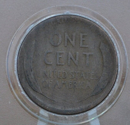 1916-S Wheat Penny - F to VF (Fine to Very Fine) - San Francisco Mint - World War I Era Coin - 1916 S Wheat Ear Cent - Good Date / Mint